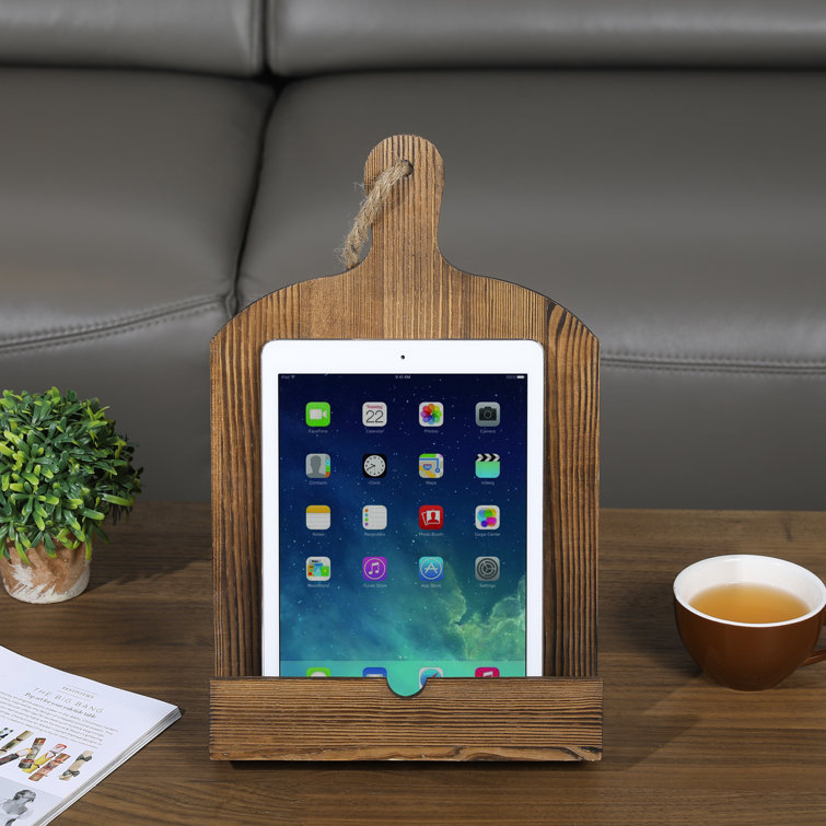 Millwood Pines Doagh Rustic Solid Wood Magazine Holder Wayfair